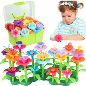 Colorful Flower Garden Building Set